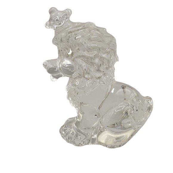 Princess House Crystal Treasures Lester Lion Figurine Rocking King of the Jungle - Picture 3 of 7